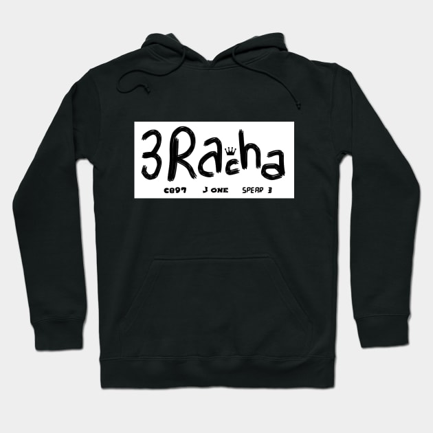 3 Racha Stray Kids Hoodie by YOMII